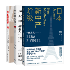 日本还是第一吗+日本第一+日本新中产阶级共3册