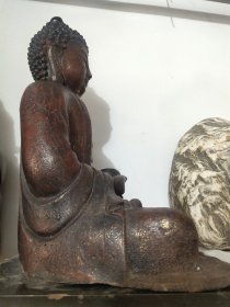 大清铁佛座像