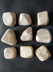 精品白砂皮翡翠原石赌石，库存多年，皮薄砂细种老，尺寸如图，总重18.22斤。