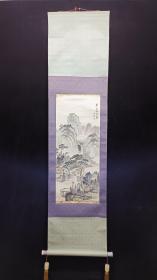 回流名家老画《翠景眏霞 图》