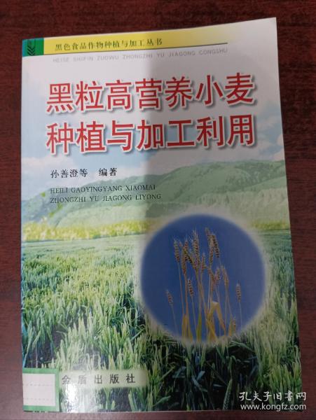 黑粒高营养小麦种植与加工利用——黑色食品作物种植与加工丛书