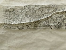 朝鲜钟拓，旧拓，精拓一轴，极精美。170*42厘米。