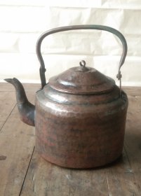 早期手工小铜水壶