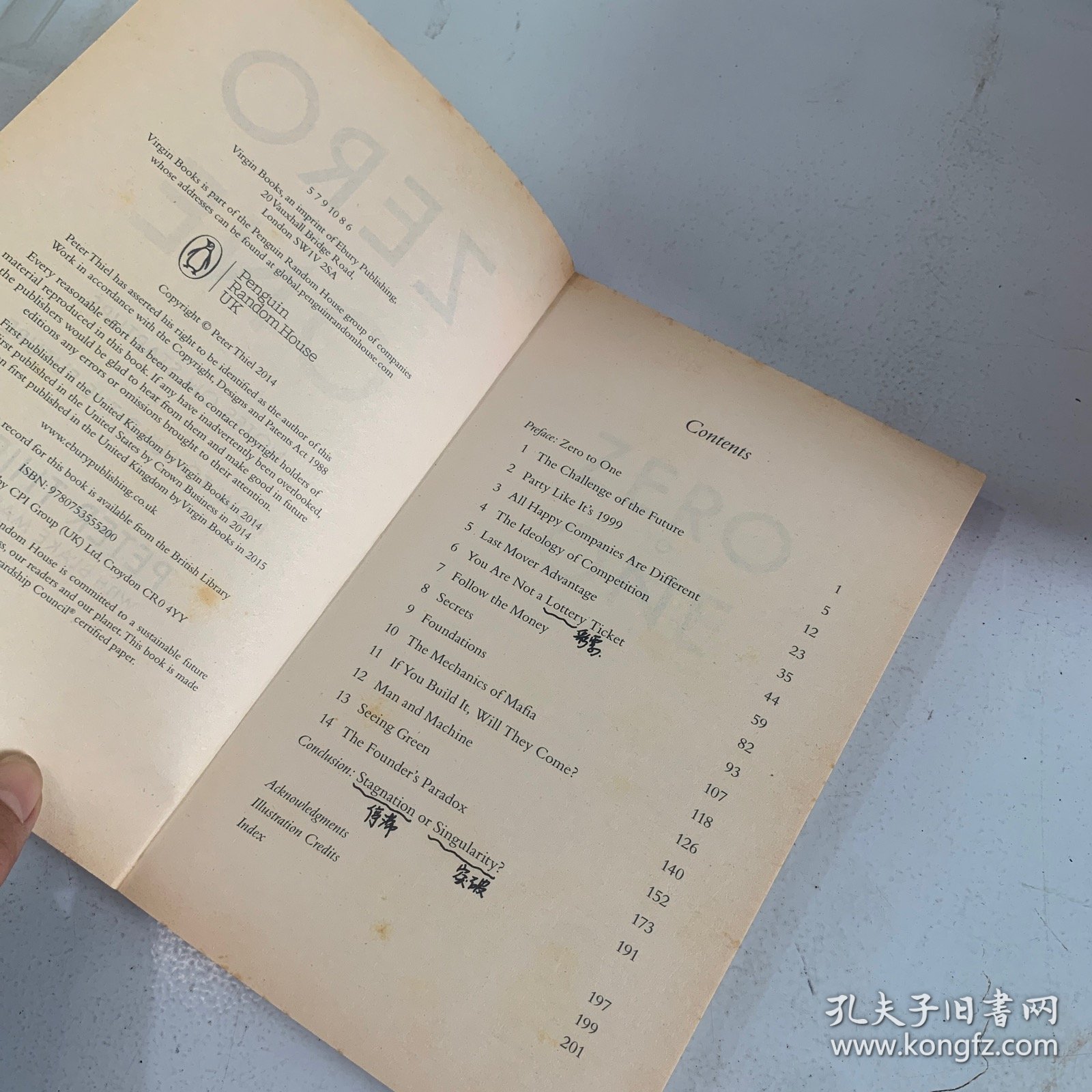 Zero to One：Notes on Start Ups, or How to Build the Future