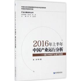 2016年上半年中国产业运行分析 经济理论、法规 吴滨 等 著 新华正版