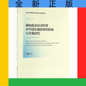 緬甸政治經(jīng)濟轉(zhuǎn)型對中國在緬投資的影響與對策研究/云南大學(xué)周邊外交研究中心智庫報告