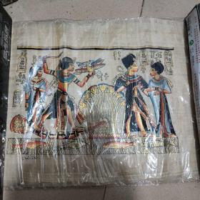 埃及手绘树皮画。