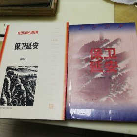 红色长篇小说经典《保卫延安》1956年第二版2019年第二次印刷+《保卫延安》2017年第一次印刷，两本书合售，人民文学出版社。杜鹏程 著