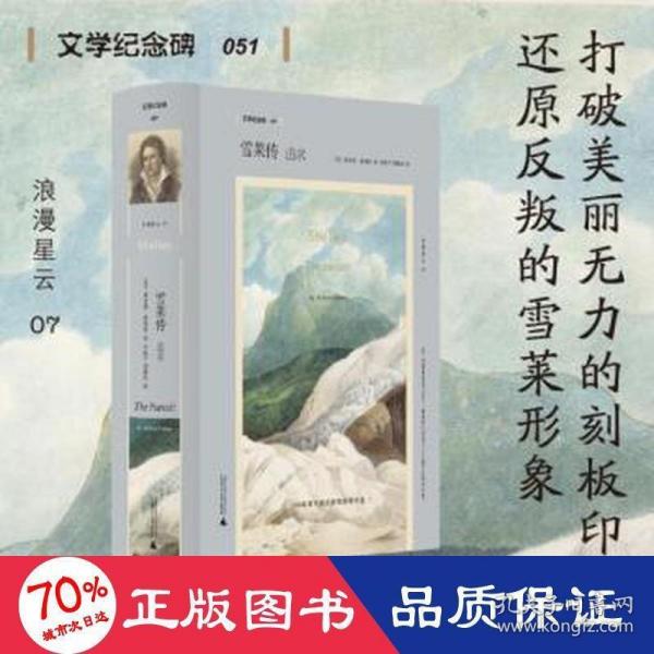 文学纪念碑 雪莱传：追求 （他是大同社会的追求者，自由恋爱的传道者，更是毫不妥协的诗歌实验者）