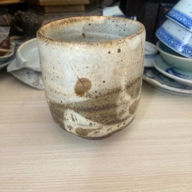 日本昭和时期回流柴烧主人杯