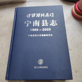 宁南县志:1986~2005
