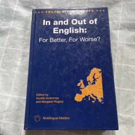 （现货精装）英文原版 In and Out of English: For Better, for Worse