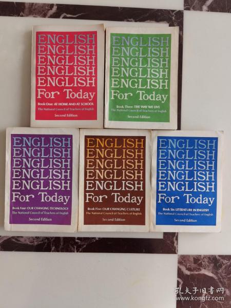 English for Today（今日英语1、3、4、5、6册合售）
