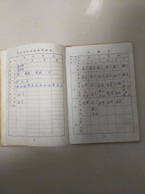 50年代上海小学生学习成绩手册