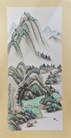 仿古山水卡纸小品（9）