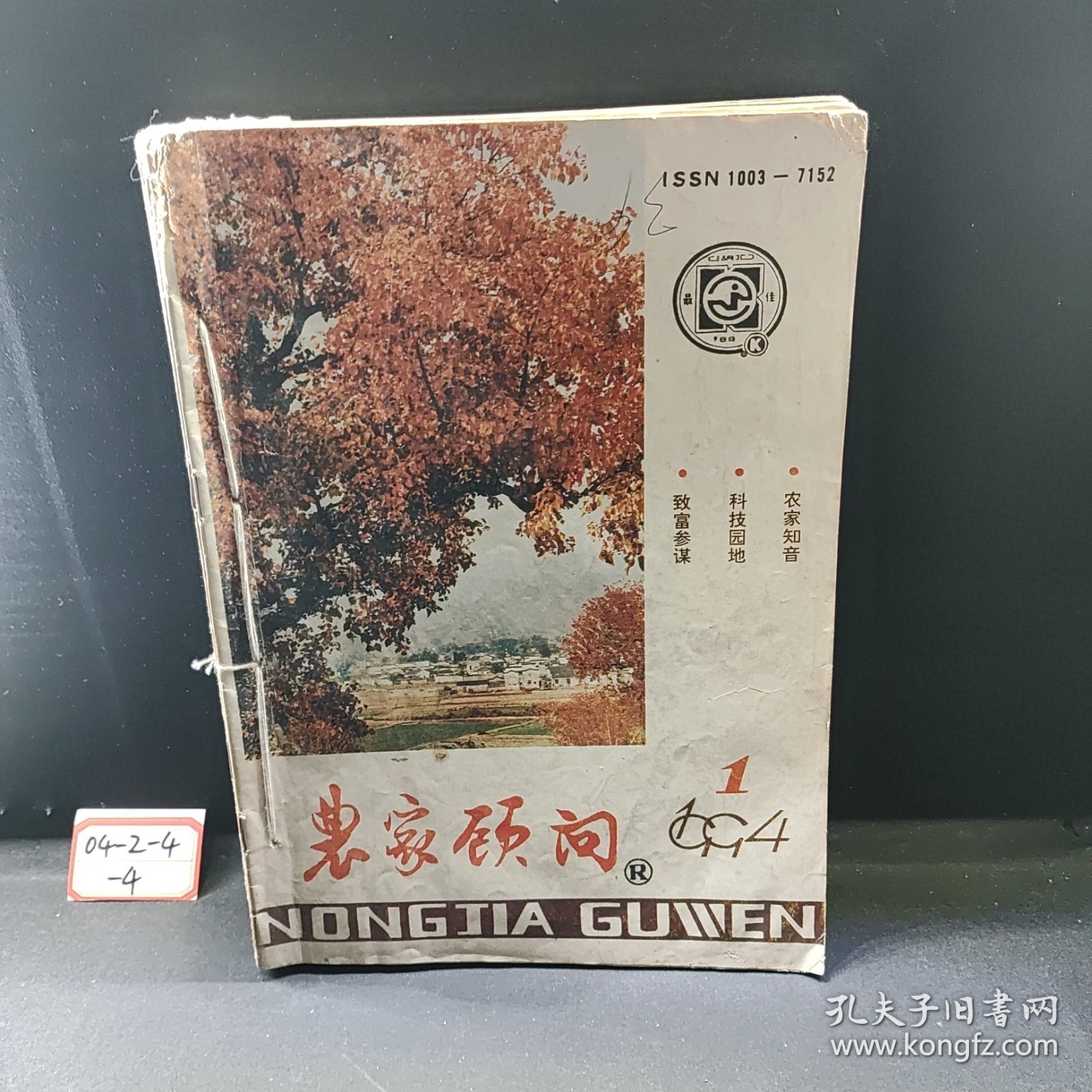 农家顾问（1994.1+3+4+5+7-12期）共十本合售