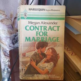 CONTRACT FOR MARRIAGE 英文原版   协议婚姻