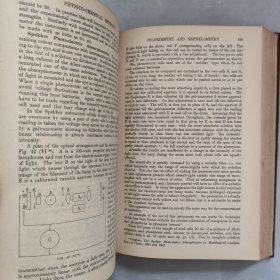 PHYSICO-CHENICAL METHODS.REILLY AND RAE VOL.II物理化学方法 第二卷 英文精装