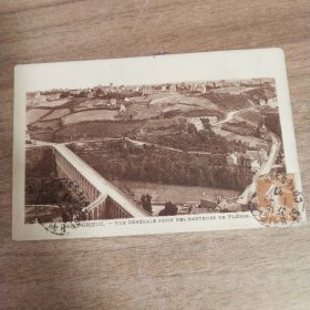 百年实寄明信片【1890～1948】 【 有邮票 加盖印章 珍贵 稀少 文献价值极高】正面文字是主题、反文字是出版社等信息，手写内容及手稿、签名等 可自行翻译 研究， 装册 装框欣赏都非常漂亮有意思。百年实寄明信片编号560