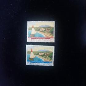 bh01圣马力诺1960年圣马力诺与里乔内海湾风光 新 2全 MNH