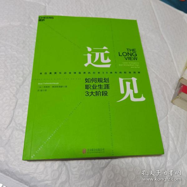 远见：如何规划职业生涯3大阶段 内页工整无字迹