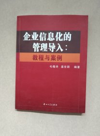 企业信息化的管理导入：教程与案例