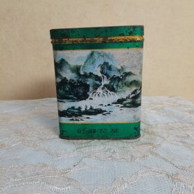 中国绿茶花茶老茶叶盒