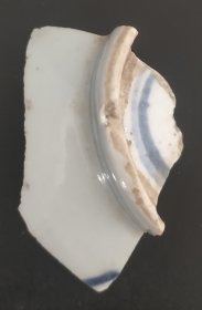 清代青花古瓷片(1)