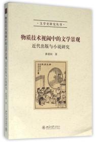 物质技术视阈中的文学景观：近代出版与小说研究