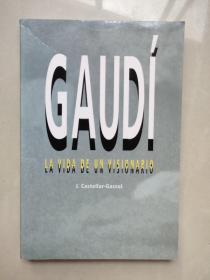 GAUDI-LA VIDA DE UN VISIONARIO (或西班牙语）建筑大师高迪-  有许多插图