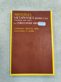 ARISTOTLE'S METAPHYSICS