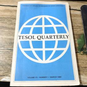 TESOL QUARTERLY VOLUME23/NUMBER1/MARCH 1989