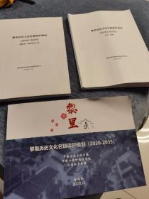 黎里历史文化名镇保护规划（2020-2035）：《说明书》《文本 · 图集》《黎里镇咨询会》（三册合售）