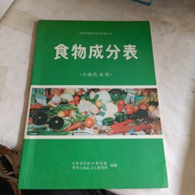 食物成分表(全国代表值)