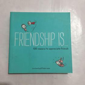 朋友是没有人像我一样在乎你 英文原版 Friendship Is 500 Reasons to Appreciate Friends 幸福是系列治愈绘本漫画书