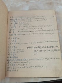 湖南中医学院验方秘方手抄本（写满133篇）