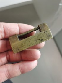 铜锁老式铜锁 无钥匙