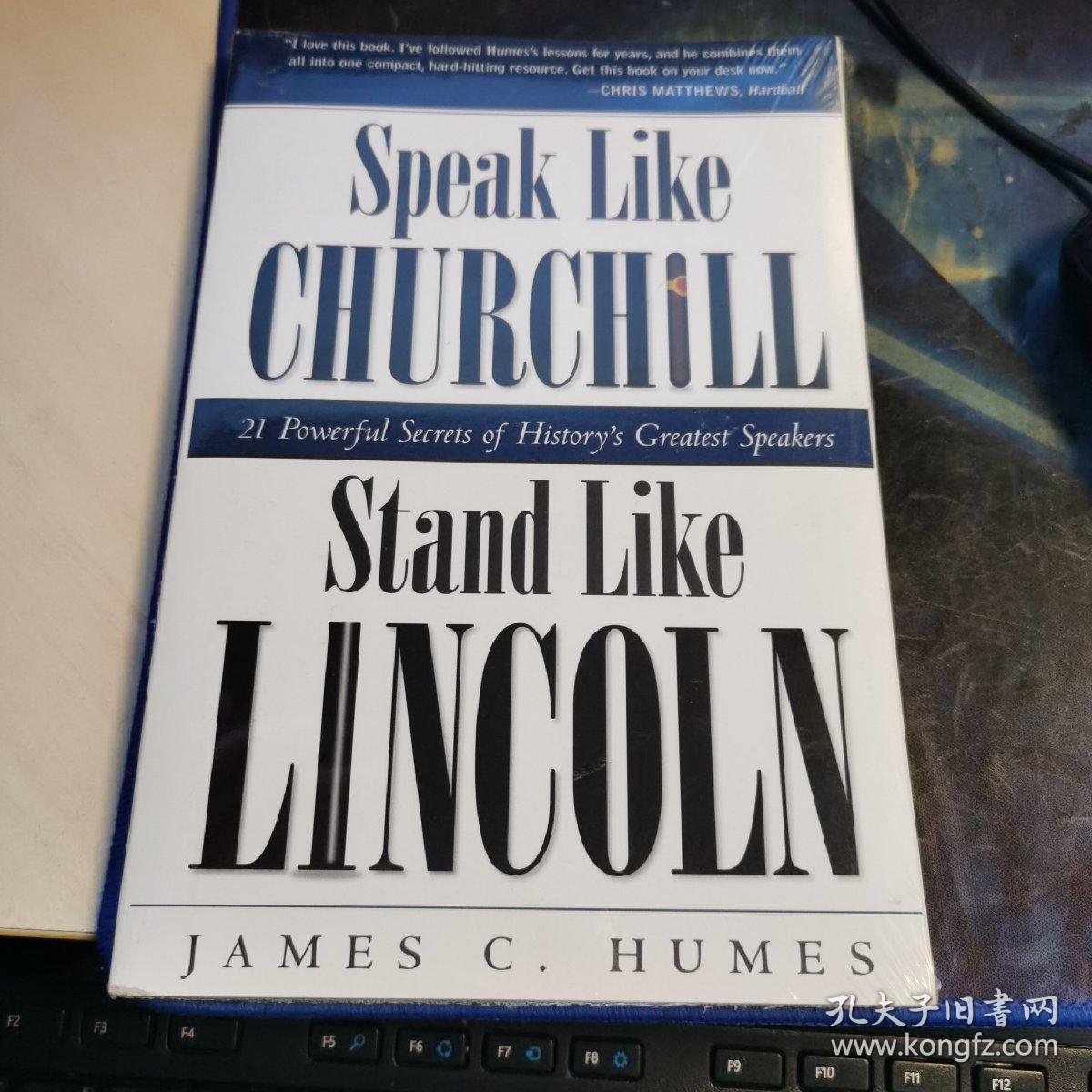 现货 Speak Like Churchill, Stand Like Lincoln: 21 Powerful Secrets of History's Greatest Speakers