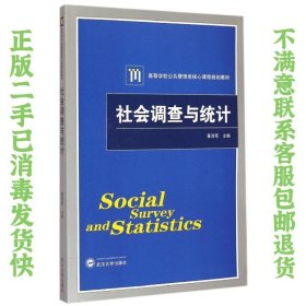 二手正版社会调查与统计 董海军 武汉大学出版社