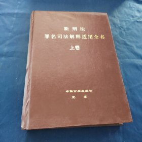 新刑法罪名司法解釋適用全書上卷