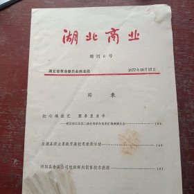 湖北商业增刊6号