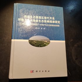 西部生态脆弱区现代开采对地下水与地表生态影响规律研究:神东大型煤炭基地地下水保护与生态修复途径探索