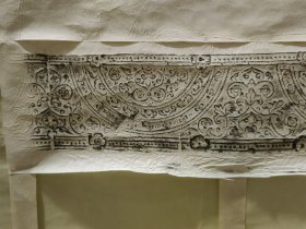 朝鲜钟拓，旧拓，精拓一轴，极精美。170*42厘米。