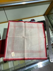 方格手帕！八十年代上海手帕四厂手帕手绢！品相好未使用！