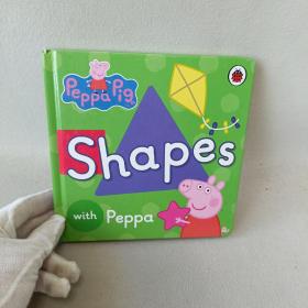 英文原版 Peppa Pig: Shapes 小猪佩奇启蒙纸板书