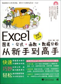 【正版书籍】Excel图表·公式·函数·数据分析从新手到高手