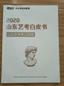 2020山东艺考白皮书(山东艺考考试指南)