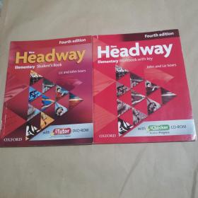 Headway elementary student＇s Book＋Headway elementary workbook With key（两本合售）