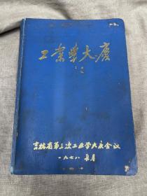 1978年吉林省第三次工业学大庆会议日记本