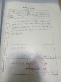 荣誉称号登记表，品相如图，看好再拍